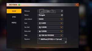 Bundle tiger clubber ff cuma 9 diamond gini. Cara Pakai Kode Bio Pangkat Rank Ff Keren Banget