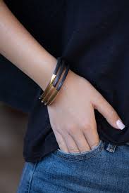 Black And Gold Bracelet Womens Bangle Set Black Bracelet For Women Rubber Jewelry Bracelet Etsymktgtool Blackrubberbangle Thickbracelet M Minimalist Bangle Bangle Set Black Bracelets