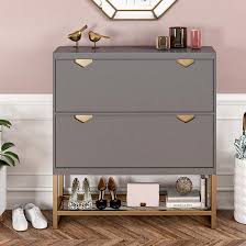 Combined with minimalist design and classic black finish, our shoe cabinet will be an aesthetically pleasing and an elegant storage addition to your living room, entryway, bedroom or office. Cosmoliving By Cosmopolitan Brielle 12 Pair Shoe Storage Cabinet Reviews Wayfair