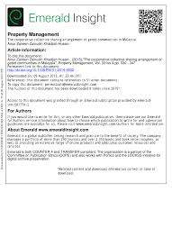 Otherwise, you may consult a you must make sure you can make all of the payments before the deed ends. Pdf The Cooperative Collective Sharing Arrangement Of Gated Communities In Malaysia
