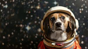 Beagle astronaut in space | Premium AI ...