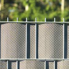 Polyrattan Sichtschutzstreifen Titangrau In 2020 Polyrattan Doppelstabmatten Pvc Sichtschutzstreifen