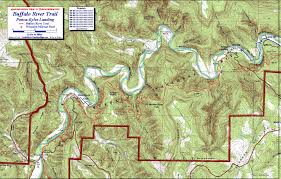 Buffalo River Trail Western Section Free Detailed Topo Map