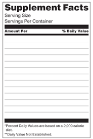 Nutrition facts template for word / nutrition facts template for excel. Available Labels Make Your Own Nutrition Facts Labels