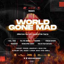 PULP Live World on X: Think you can survive the madness? Hellcat  Entertainment x Archipelago x Pluto Astro Studios brings you another  experience you wont forget! World Gone Mad happening at USOK