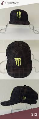 Monster Energy Cap Monster Hat Clothes Design Black Plaid Check out our monster energy png selection for the very best in unique or custom, handmade pieces from our digital shops. pinterest