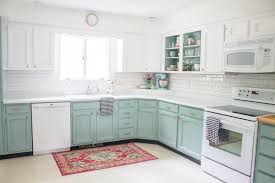 Here's a great example in a mobile home makeover we featured a while back and one of our favs: Chalk Painted Kitchen Cabinets Two Years Later Holland Avenue Home