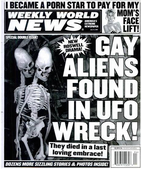 Weekly World News Ridiculous Tabloid Covers : r/Xennials