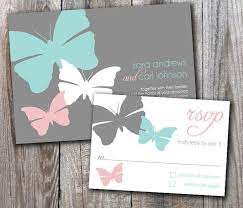 Butterfly Wedding Invitation Sample Set By Designsbyadj On Etsy Butterfly Wedding Invitations Pink Wedding Invitations Teal Wedding Invitations