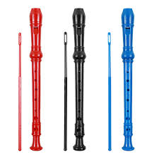 Soprano Recorder Descant Flauta Recorder 8 Hole Abs Clarinet German Style Treble Flute C Key For Kids Children With Fingering Chart Instructions With