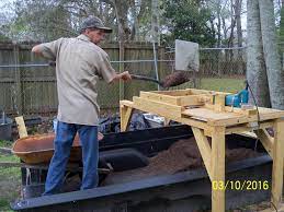 Capable of sifting three cubic yards of dirt in 5 minutes. Diy Soil Sifter A Clever Motorized Invention Gardensall