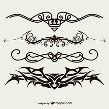 Tribal vector elements by vectorvaco.com Tribal Tattoos Set Free Vectors Ui Download