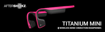 Aftershokz Titanium Mini Wireless Bone Conduction Bluetooth Headphones Shorter Headband Size For Smaller Fit Open Ear Design Slate Grey As600msg