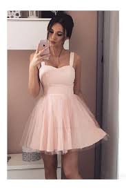 Light Pink Homecoming Dresses Homecoming Dresses A Line Homecoming Dress Homecoming Dre Prom Dresses Sleeveless Tulle Homecoming Dress Pink Homecoming Dress