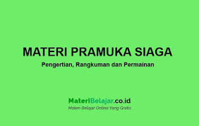 Silabus dan rpp untuk sd/mi : Materi Pramuka Siaga Makalah Pengertian Rangkuman Dan Permainan