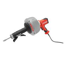 Ridgid 115 Volt K 45af 5 Autofeed Drain Cleaning Machine With C 1 5 16 In Inner Core Cable With Tool Set 5 Piece 36003 Drain Cleaner Sink Drain Cleaner Plumbing Tools