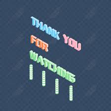 It's funny that some indonesian prefers saying thanks instead of terima kasih in text messages, simply because the english word contains 5 less words. Free 25d Pope Wind Thanks For Watching English Text Design Png Ai Image Download Lovepik