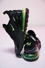 Running Nike Air Max 270 Black Chrome Green Ah8050 008 Cheap Priced Shoe Sneakers Nike Mens Nike Shoes Running Shoes Nike