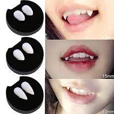 Lalang Vampire Fangs Halloween Role Playing Vampire Teeth 13mm Dientes De Vampiro Maquillaje Maquillaje Disfraz