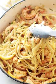 Pates Aux Crevettes A L Ail Et Citron Recette Rapide Recette Recettes De Cuisine Pates Crevettes Recette