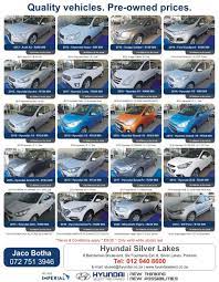 Hyundai Silverlakes Quality Vehicles Pre Owned Prices Contact Us Today On 0129408600 Or Contact Jaco Botha On Hyundai Grand I10 Hyundai Accent Grand I10