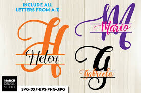 Download Monogram Floral Svg Circle Svg Monogram Frame Svg Letter Svg