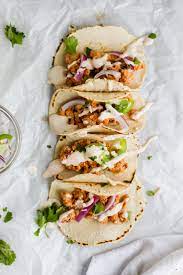 Ground Chicken Tacos With Chipotle Crema Recipe Ground Chicken Tacos Mexican Food Recipes Chicken Taco Recipes
