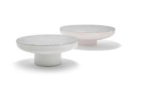 Concrete round coffee table modern mesa de centro de cafe moderna de concreto cemento redonda base circular link: Contemporary Coffee Table Tambor Se Collections Lacquered Steel Marble Round