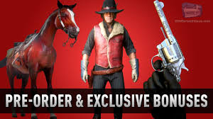 Each edition features specific content, as well as exclusive access to red dead online. All Pre Order And Exclusive Bonuses For Red Dead Online And Red Dead Redemption 2 Youtube