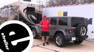 Flat towing, also called dinghy towing, is the process of towing a vehicle behind another, with all four wheels of the towed vehicle touching the road. Etrailer Roadmaster Universal Diode Wiring Kit Installation 2018 Jeep Jl Wrangler Unlimited Youtube