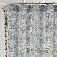 Madrid Tassels Shower Curtain Pier 1 Imports Curtains Shower Curtain Unique Curtains