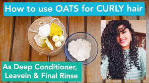 Saw something that caught your attention? Diy Deep Conditioner Leave In And Final Rinse For Curly Hair Using Oats Youtube