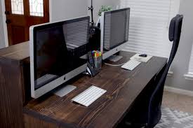 The super cheap reception desk. Two Level Desk Diy With Free Plans Gray House Studio