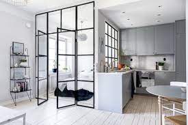 A Tiny Stockholm Apartment Makes The Most Of 400 Square Feet Modern Studio Apartment Ideas Apartment Interior Apartment Interior Design
