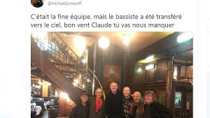 1m76 (5' 9) réagir à cette taille date de naissance: Le Bassiste De Jean Jacques Goldman Claude Le Peron Est Decede