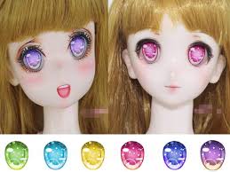 Collection by kiwi krush • last updated 6 weeks ago. Buy Welliestr 6 Pair 6 Color Cute Anime Eyes Bjd Doll Eyes Half Round Shape 16mm Acrylic Doll Eyes For Sd Bjd Eyes Toy Diy Online In Turkey B07rhh664n
