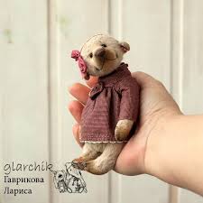 мишка косолапый по лесу идёт шишки собирает песенки поёт Yarmarka Masterov Ruchnaya Rabota Handmade Myagkie Igrushki Medved Raboty
