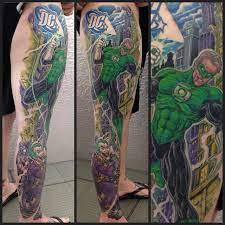 He says it was the most logical place he could think of getting it done. Green Lantern Tattoo By Tony Ranger