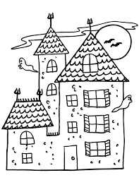 House Pictures For Kids Coloring Home