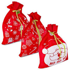 3 Giant Christmas Gift Bags 36 X 44 Reusable Made Of Durable Fabric With Ribbon And Gift Tag For Holiday Wr Christmas Gift Bags Christmas Gift Sack Gift Sack