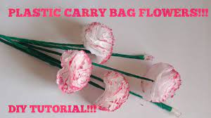 Thin Carry Bag Carnation Flower Making Tutorial Best Of Waste Making Fabric Flowers Flower Making Plastic Bag Crafts