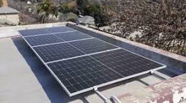 how to mount solar panels and bracket on flat concrete roof