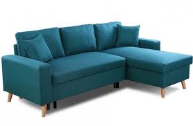 Affiner votre recherche afficher les 47 résultats. Canape D Angle Reversible Et Convertible Avec Coffre Tissu Bleu Petrole Norvy 229 Cm Lestendances Fr