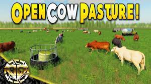 Open Range Cow Pasture Be Free Moo Cows Farming Simulator 19 Gameplay Youtube