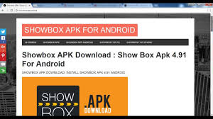 Showbox Apk Download For Android Android Download Installation