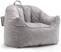 Amazon Com Big Joe Aloha Chair Ash Kitchen Dining Bean Bag Chair Comfy Chairs Bean Bag