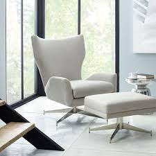 Nestle into our viv swivel chair's comfortable curves and inviting silhouette. Hemming Swivel Armchair