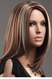 Besides, this look is good for a woman of any age, so no matter whether you are in your 20s brown hair with blonde highlights always looks very interesting no matter whether you have long or short hair. Brown Blonde Straight Mid Length Highlights Hair Wig Lc0207 Wig Japan Wig Meshwig Help Aliexpress