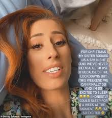 Jul 19, 2021 · stacey solomon's sister jemma solomon revealed what she thought was the loose women star's most annoying trait, during an interview on the itv daytime show stacey solomon feared she'd 'pooed. Stacey Solomon Says Goodbye To Her Family As She Heads Off To A Spa Break With Her Sister Latest Celebrity News