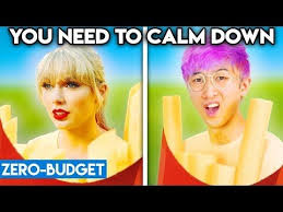 Taylor Swift With Zero Budget You Need To Calm Down Parody Youtube Calm Down Ariana Video Parody